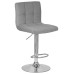 Набор 2 шт Стул барный DOBRIN CANDY, серый велюр (MJ9-75)