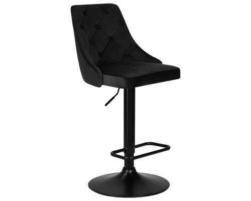 Стул барный DOBRIN JOSEPH BLACK, черный велюр (MJ9-101)