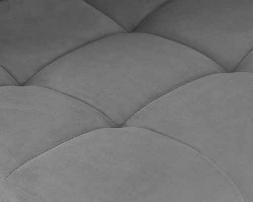 Набор 2 шт Стул барный DOBRIN CANDY, серый велюр (MJ9-75)