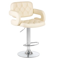 Стул барный DOBRIN TIESTO, кремовый