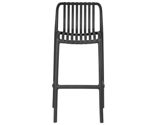 Набор 4 шт Стул барный DOBRIN CHLOE BAR, темно-серый