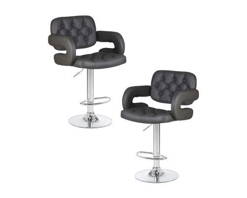 Набор 2 шт Стул барный DOBRIN TIESTO, серый