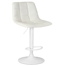 Стул барный DOBRIN TAILOR WHITE, белый PU