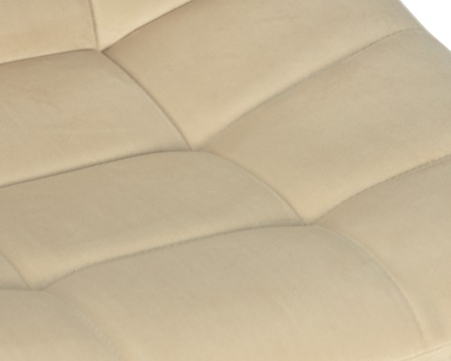 Набор 2 шт Стул барный DOBRIN TAILOR WHITE, бежевый велюр (MJ9-10)