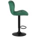 Набор 2 шт Стул барный DOBRIN BARNY BLACK, зеленый велюр (MJ9-88)