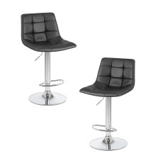 Набор 2 шт Стул барный DOBRIN TAILOR, чёрный