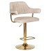 Набор 2 шт Стул барный DOBRIN CHARLY GOLD, бежевый твид (LEO26)