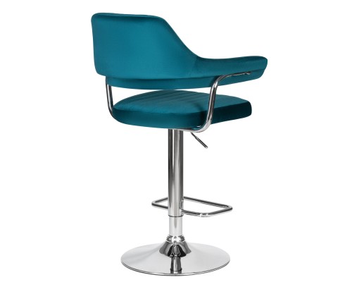 Набор 2 шт Стул барный DOBRIN CHARLY, морской волны велюр (MJ9-99)
