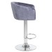 Стул барный DOBRIN DARCY, серый велюр (1922-19)