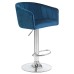 Стул барный DOBRIN DARCY, синий велюр (1922-20)