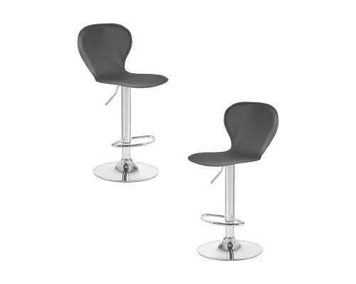 Набор 2 шт Стул барный DOBRIN ELISA, серый