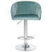 Стул барный DOBRIN DARCY, мятный велюр (1922-8)