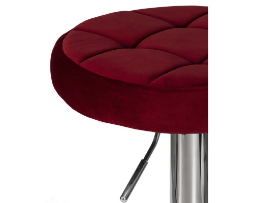 Табурет барный DOBRIN BRUNO, бордовый велюр (MJ9-43)