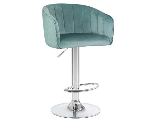 Стул барный DOBRIN DARCY, мятный велюр (1922-8)
