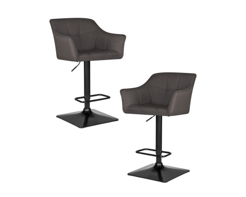 Набор 2 шт Стул барный DOBRIN RALF, темно-серый (LAR-106D-26)