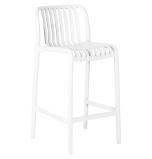 Стул полубарный DOBRIN CHLOE, белый (W-02)