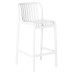 Стул полубарный DOBRIN CHLOE, белый (W-02)