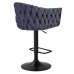 Набор 2 шт Стул барный DOBRIN LEON, синяя ткань (LAR-275-29)