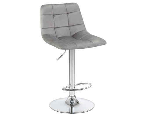 Набор 2 шт Стул барный DOBRIN TAILOR, серый велюр (MJ9-75)
