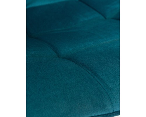 Набор 2 шт Стул барный DOBRIN TAILOR WHITE, морской волны велюр (MJ9-99)