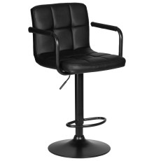 Стул барный DOBRIN KRUGER ARM BLACK, черный