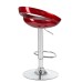 Стул барный DOBRIN DISCO, бордовый металлик