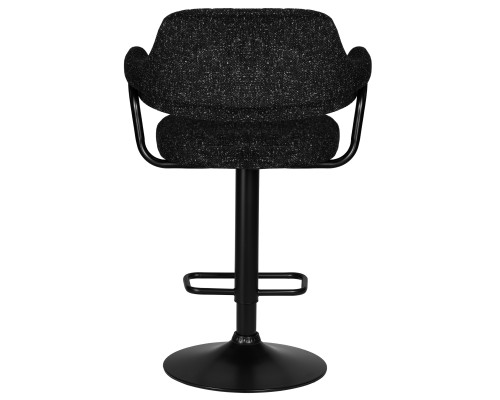 Стул барный DOBRIN CHARLY BLACK, черный твид (LEO18)