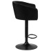 Стул барный DOBRIN DARCY BLACK, черный велюр (1922-21)