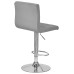 Набор 2 шт Стул барный DOBRIN CANDY, серый велюр (MJ9-75)