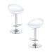 Набор 2 шт Стул барный DOBRIN DISCO, белый