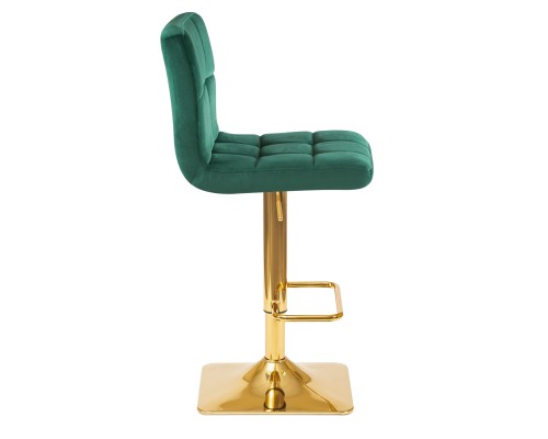 Набор 2 шт Стул барный DOBRIN GOLDIE, зеленый велюр (MJ9-88)