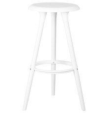 Табурет барный DOBRIN ROYCE WHITE, белый (W-02)