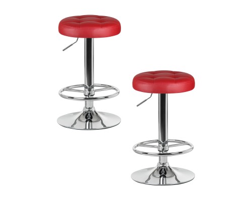 Набор 2 шт Табурет барный DOBRIN BRUNO, бордовый