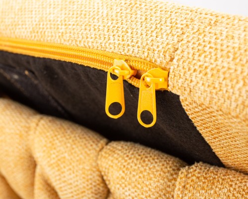 Набор 2 шт Стул барный DOBRIN LEON, жёлтая ткань (LAR 275-8)