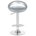 Стул барный DOBRIN DISCO, серебряный