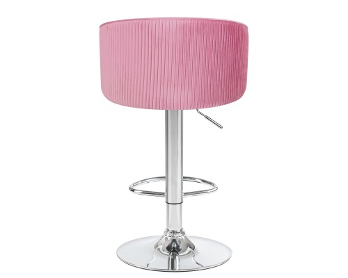 Стул барный DOBRIN DARCY, розовый велюр (1922-16)