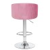 Стул барный DOBRIN DARCY, розовый велюр (1922-16)
