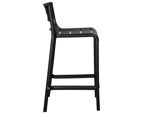 Набор 4 шт Стул полубарный DOBRIN NESSA, черный (B-03)
