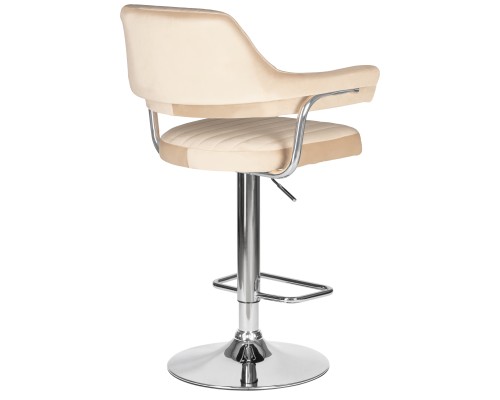 Набор 2 шт Стул барный DOBRIN CHARLY, бежевый велюр (MJ9-10)