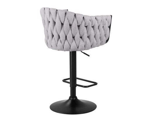 Набор 2 шт Стул барный DOBRIN LEON, серая ткань (LAR 275-17)