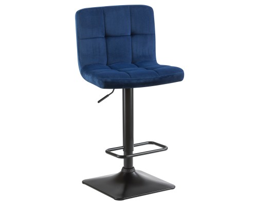 Набор 2 шт Стул барный DOBRIN DOMINIC, синий велюр (MJ9-117)