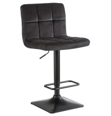 Стул барный DOBRIN DOMINIC, черный велюр (MJ9-101)