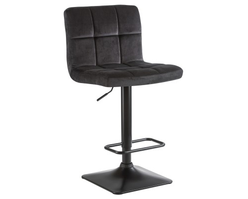 Набор 2 шт Стул барный DOBRIN DOMINIC, черный велюр (MJ9-101)