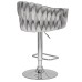 Набор 2 шт Стул барный DOBRIN MARCEL, серый велюр (MJ9-75)