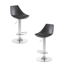 Набор 2 шт Стул барный DOBRIN ROCKY, чёрный