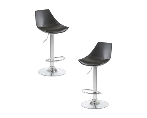 Набор 2 шт Стул барный DOBRIN ROCKY, чёрный