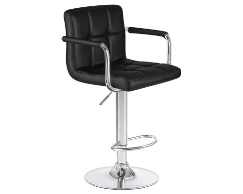 Набор 2 шт Стул барный DOBRIN KRUGER ARM, чёрный