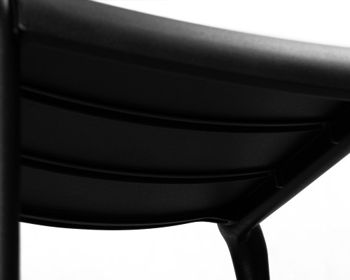 Набор 4 шт Стул полубарный DOBRIN NESSA, черный (B-03)