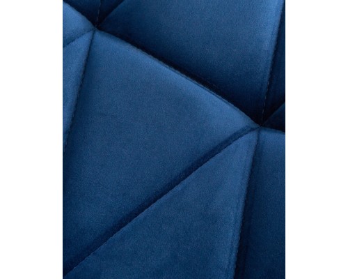 Набор 2 шт Стул барный DOBRIN BARNY, синий велюр (MJ9-117)