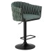 Набор 2 шт Стул барный DOBRIN LEON, зеленая ткань (LAR 275-23)